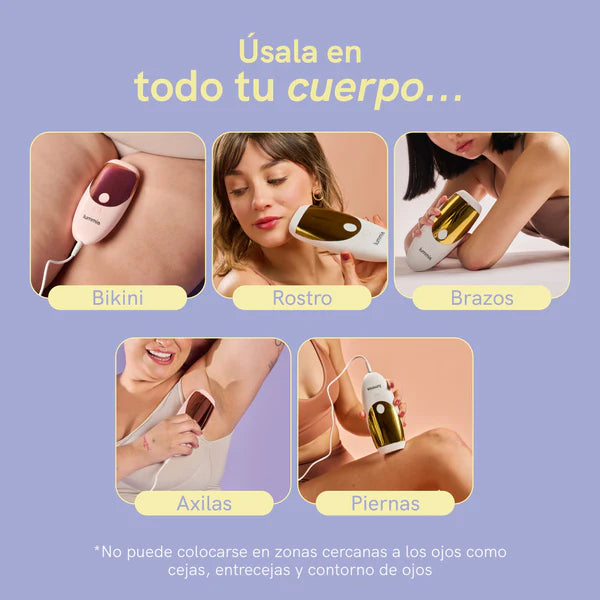 Depiladora Láser en casa Lummia IPL Pro: resultados en 12 semanas